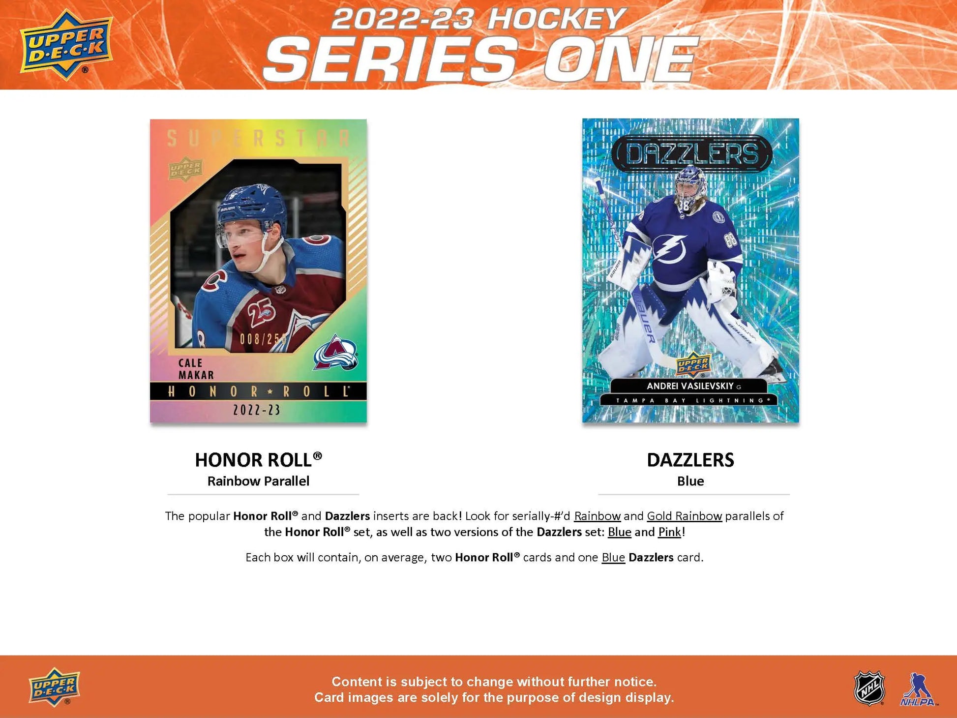 2022-23 Upper Deck Series 1 Hockey Hobby Box - Hockey Card Box