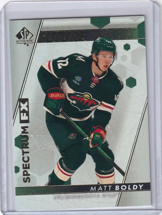 2022-23 Upper Deck SP Authentic Spectrum FX #S-90 Matt Boldy Minnesota Wild - Hockey Card Single