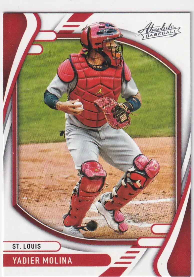 2022 ABSOLUTE #76 YADIER MOLINA- ST LOUIS CARDINALS - Baseball Card Single