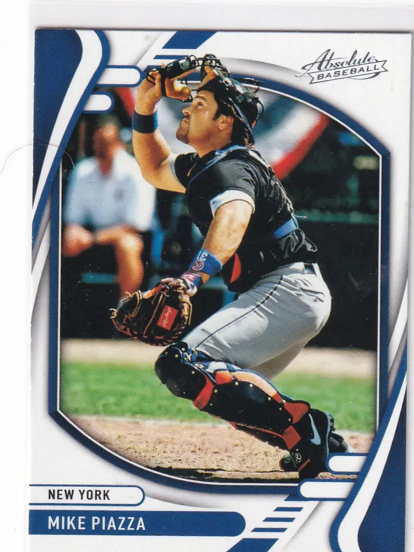 2022 ABSOLUTE #91 MIKE PIAZZA- NEW YORK METS - Baseball Card Single