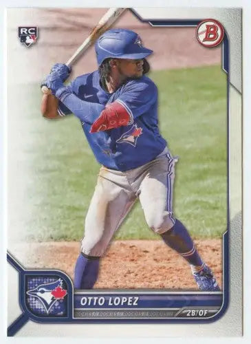 2022 Bowman #65 Otto Lopez NM-MT RC Rookie Blue Jays ID:42035 - Baseball Card Single