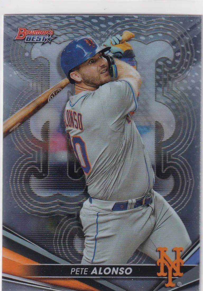 2022 BOWMAN BEST #57 PETE ALONSO- NEW YORK METS - Baseball Card Single