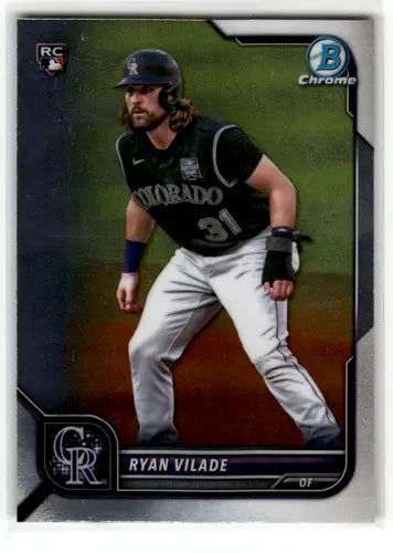 Ryan Vilade Bowman Chrome 2022 original gloss excellent RC rookie baseball card