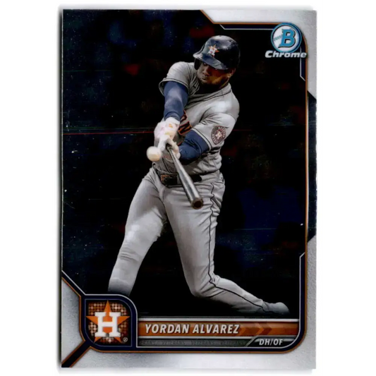 2022 Bowman Chrome #36 Yordan Alvarez NM-MT Houston Astros Baseball Card - Baseball Card Single