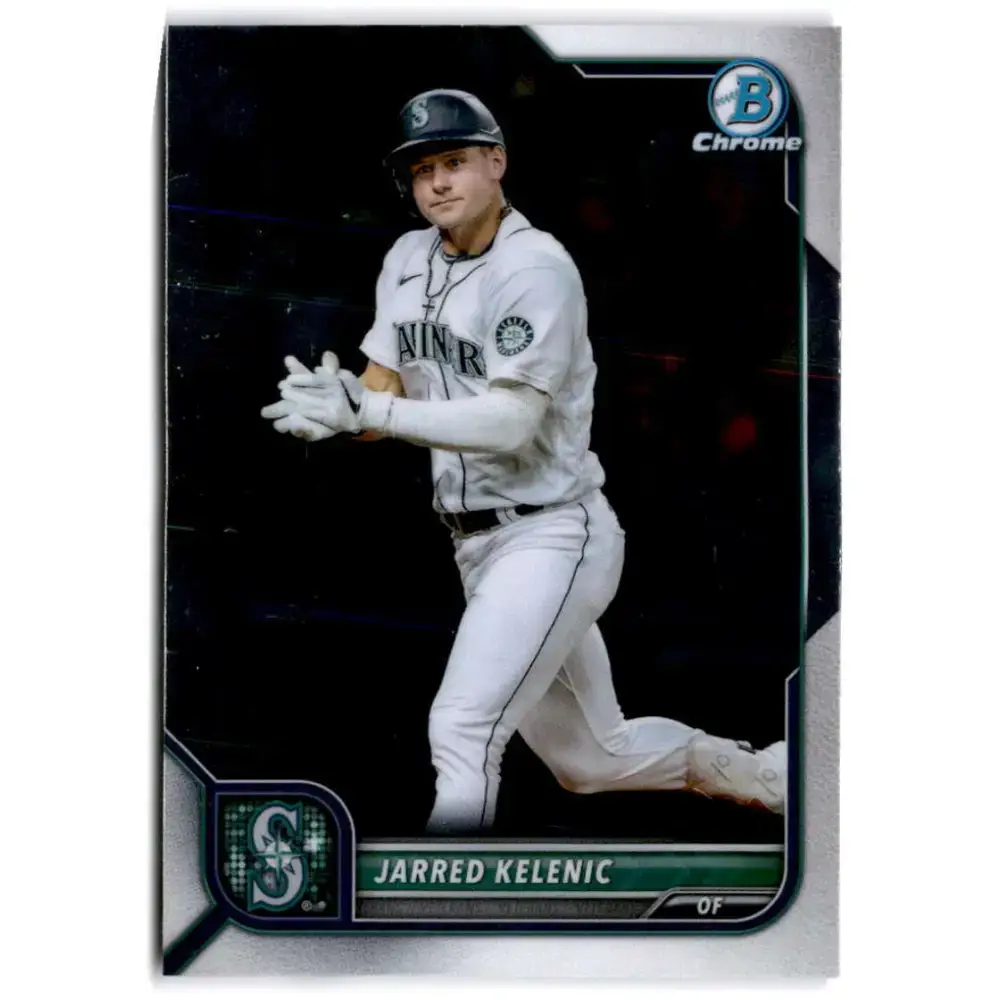 2022 Bowman Chrome #37 Jarred Kelenic NM-MT Seattle Mariners Baseball Card - Baseball Card Single
