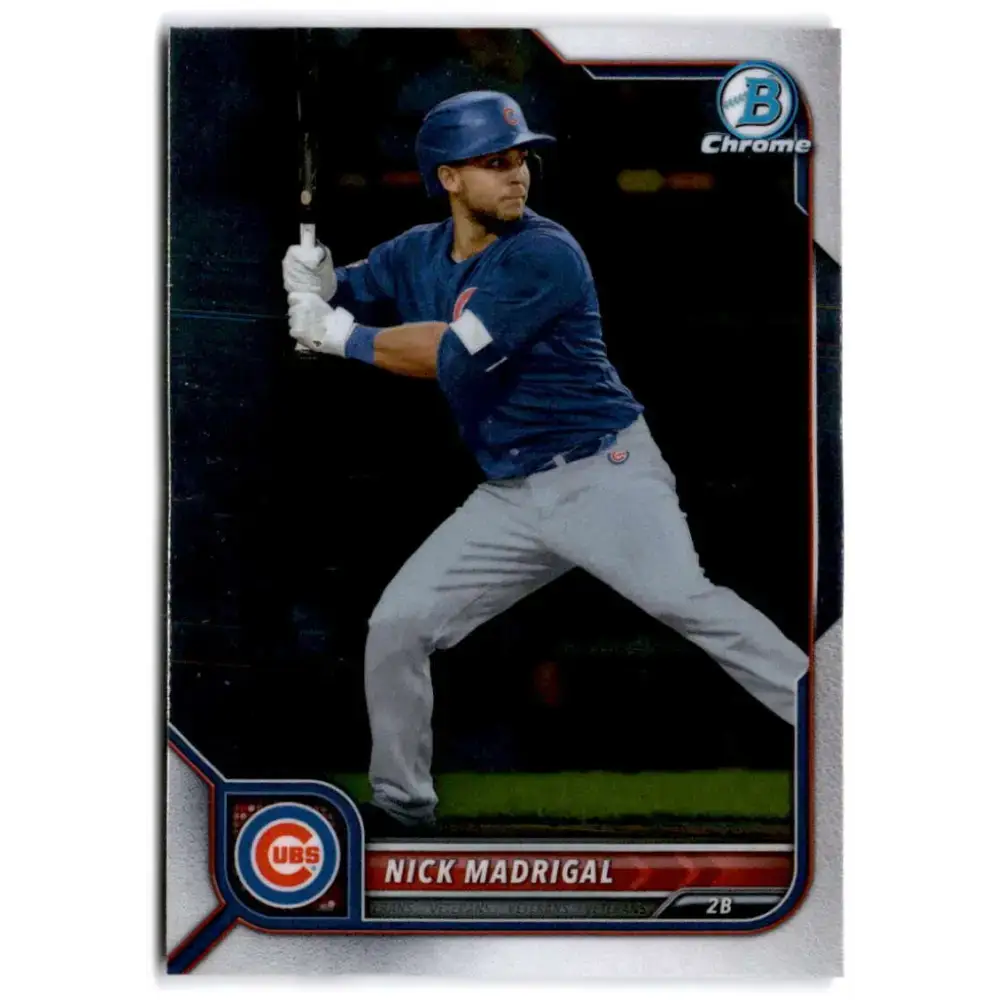 2022 Bowman Chrome #4 Nick Madrigal NM-MT Chicago Cubs Baseball Card - Baseball Card Single
