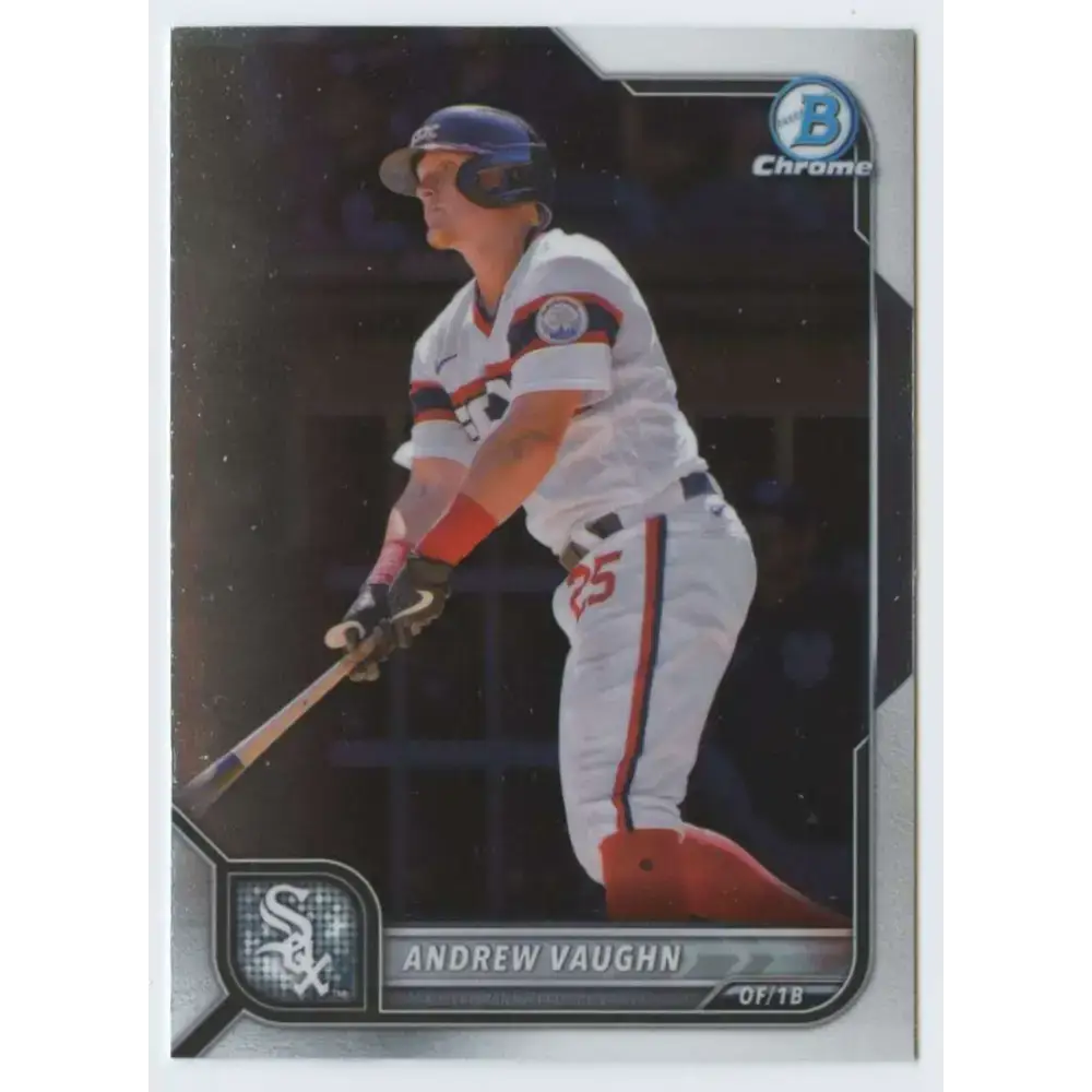 2022 Bowman Chrome #41 Andrew Vaughn NM-MT Chicago White Sox Baseball Card - Baseball Card Single