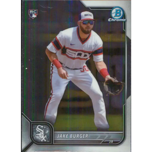 2022 Bowman Chrome #47 Jake Burger NM-MT RC Rookie Chicago White Sox Baseball Card - Baseball Card Single