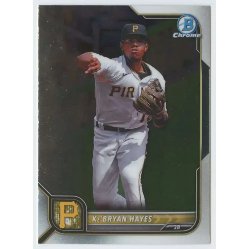 2022 Bowman Chrome #49 Ke’Bryan Hayes NM-MT Pittsburgh Pirates Baseball Card - Baseball Card Single