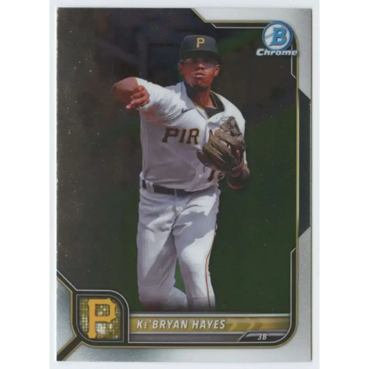 2022 Bowman Chrome #49 Ke’Bryan Hayes NM-MT Pittsburgh Pirates Baseball Card - Baseball Card Single