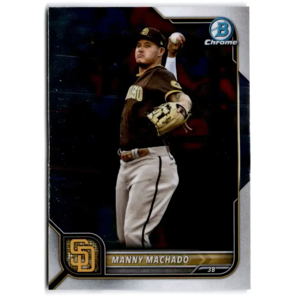 2022 Bowman Chrome #5 Manny Machado NM-MT San Diego Padres Baseball Card - Baseball Card Single