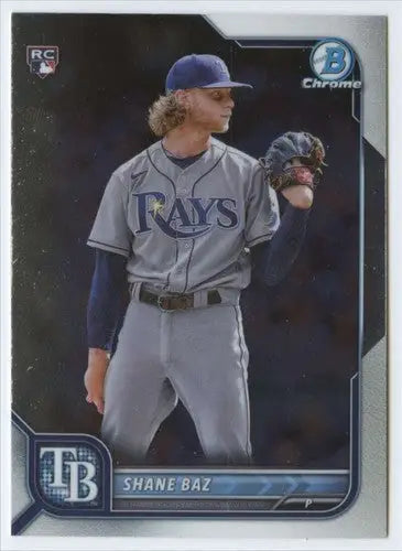 2022 Bowman Chrome #66 Shane Baz NM-MT RC Rookie Rays ID:47117 - Baseball Card Single