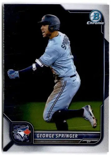 2022 Bowman Chrome #74 George Springer NM-MT Blue Jays ID:52513 - Baseball Card Single
