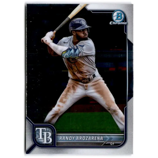 2022 Bowman Chrome #82 Randy Arozarena NM-MT Tampa Bay Rays Baseball Card - Baseball Card Single
