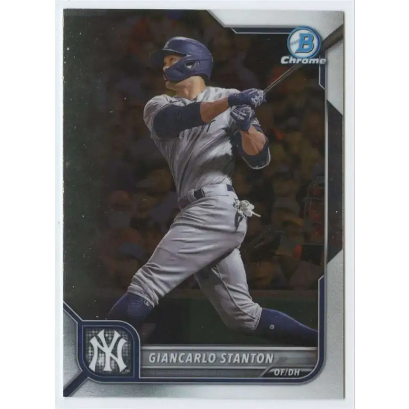 2022 Bowman Chrome #85 Giancarlo Stanton NM-MT New York Yankees Baseball Card - Baseball Card Single