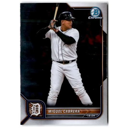 2022 Bowman Chrome #88 Miguel Cabrera NM-MT Detroit Tigers Baseball Card - Baseball Card Single