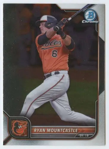 2022 Bowman Chrome #91 Ryan Mountcastle NM-MT Orioles ID:52520 - Baseball Card Single