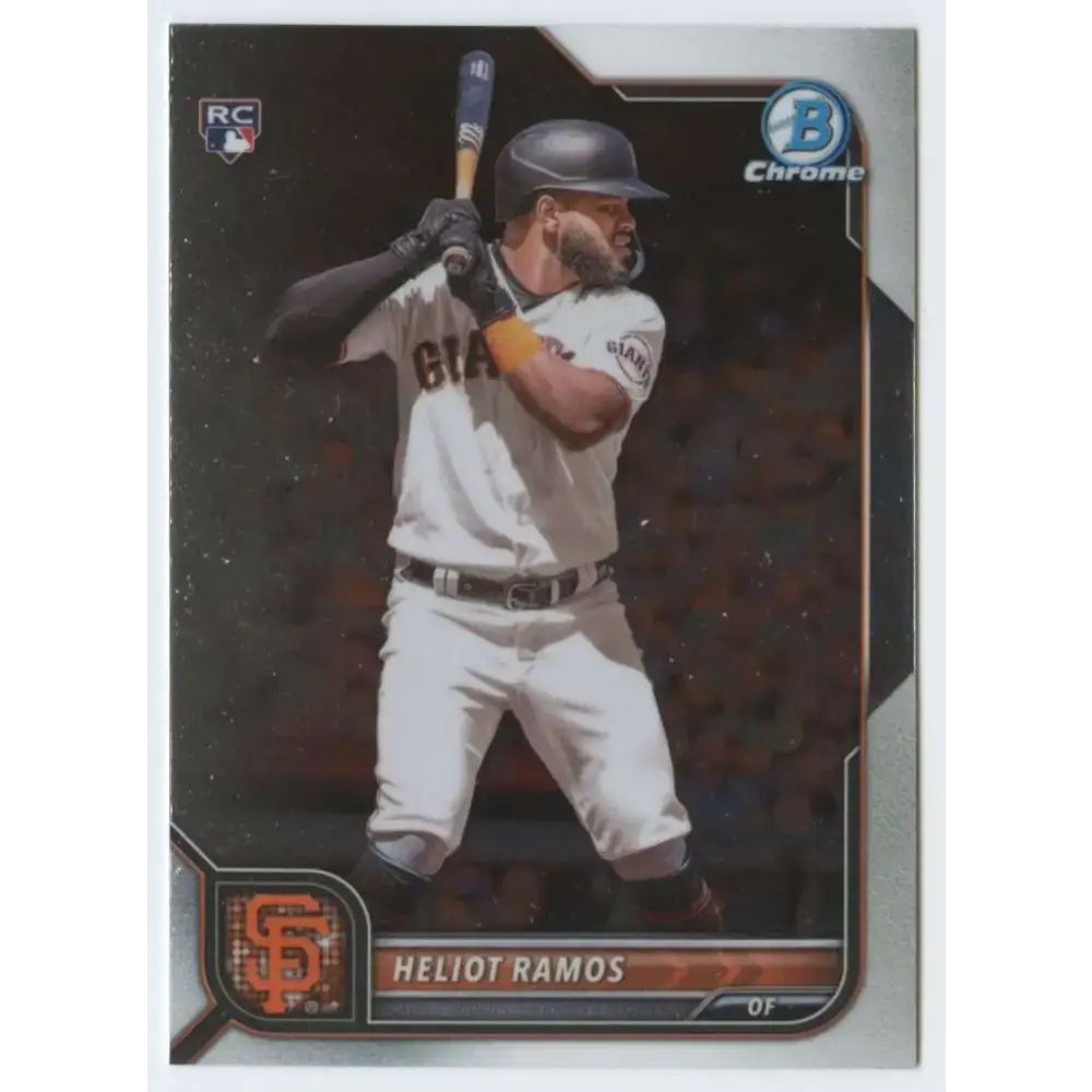 2022 Bowman Chrome #96 Heliot Ramos NM-MT RC Rookie San Francisco Giants Baseball Card - Baseball Card Single
