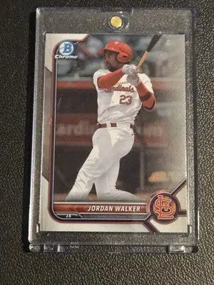 2022 Bowman Chrome #BCP-221 Jordan Walker Prospects - Baseball Card Single