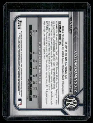 2022 Bowman Chrome Jasson Dominguez #BCP-98 Baseball - Baseball Card Single