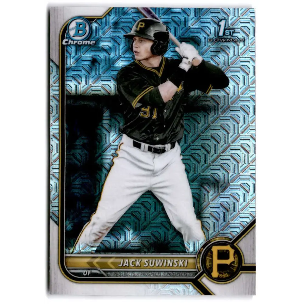2022 Bowman Chrome Mega Box Mojo Refractor #BCP-84 Jack Suwinski NM-MT Pittsburgh Pirates Baseball Card Image 1
