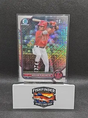 2022 Bowman Chrome - Prospects Adrian Placencia #BCP-205 Mojo Refractor (RC) - Baseball Card Single