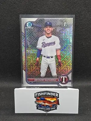 2022 Bowman Chrome - Prospects Anthony Gutierrez #BCP-160 Mojo Refractor (RC) - Baseball Card Single