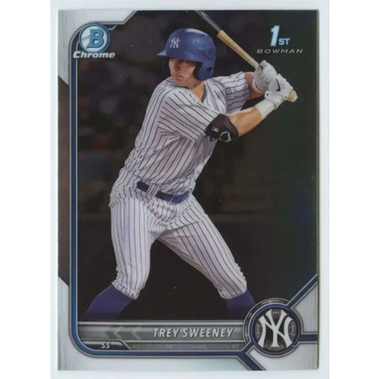 2022 Bowman Chrome Prospects #BCP-137 Trey Sweeney NM-MT New York Yankees Baseball Card - Baseball Card Single
