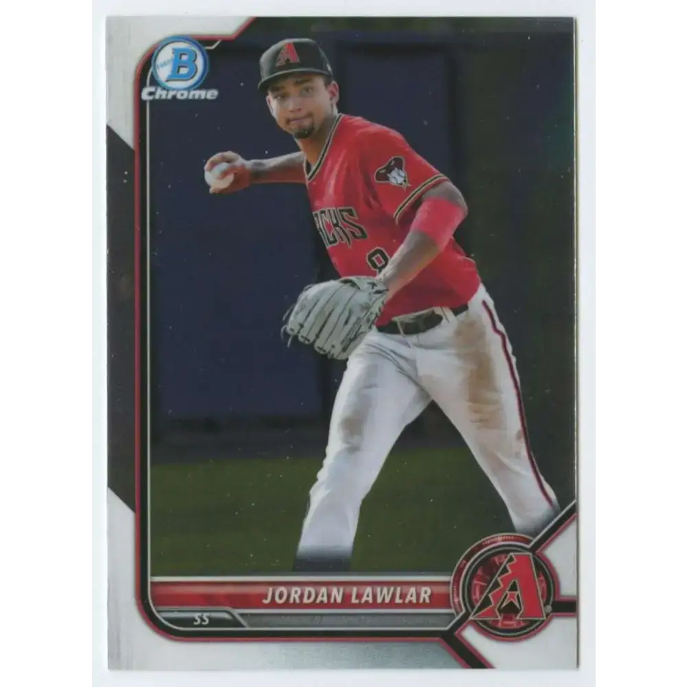 2022 Bowman Chrome Prospects #BCP-141 Jordan Lawlar NM-MT Arizona Diamondbacks Baseball Card - Baseball Card Single