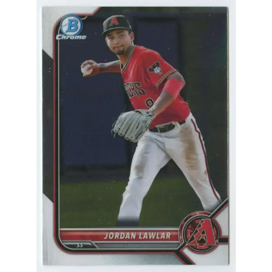 2022 Bowman Chrome Prospects #BCP-141 Jordan Lawlar NM-MT Arizona Diamondbacks Baseball Card - Baseball Card Single