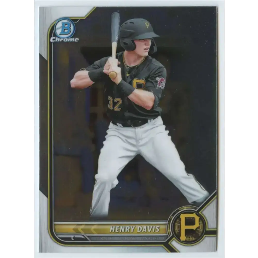 2022 Bowman Chrome Prospects #BCP-148 Henry Davis NM-MT Pittsburgh Pirates Baseball Card - Baseball Card Single