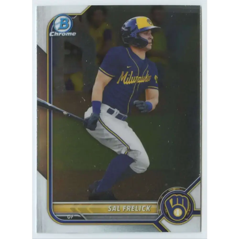 2022 Bowman Chrome Prospects #BCP-149 Sal Frelick NM-MT Milwaukee Brewers Baseball Card - Baseball Card Single