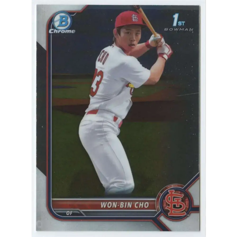 2022 Bowman Chrome Prospects #BCP-154 Won-Bin Cho NM-MT St. Louis Cardinals Baseball Card - Baseball Card Single