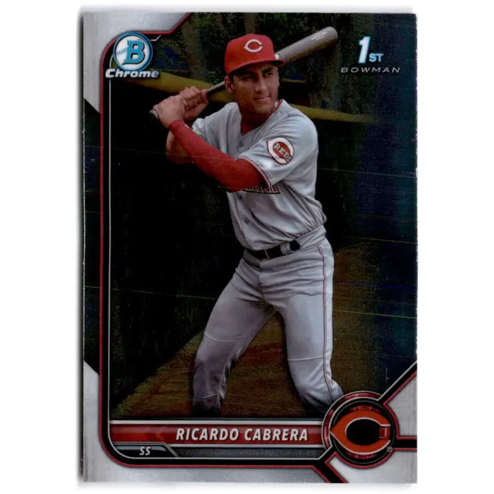 2022 Bowman Chrome Prospects #BCP-158 Ricardo Cabrera NM-MT Cincinnati Reds Baseball Card - Baseball Card Single