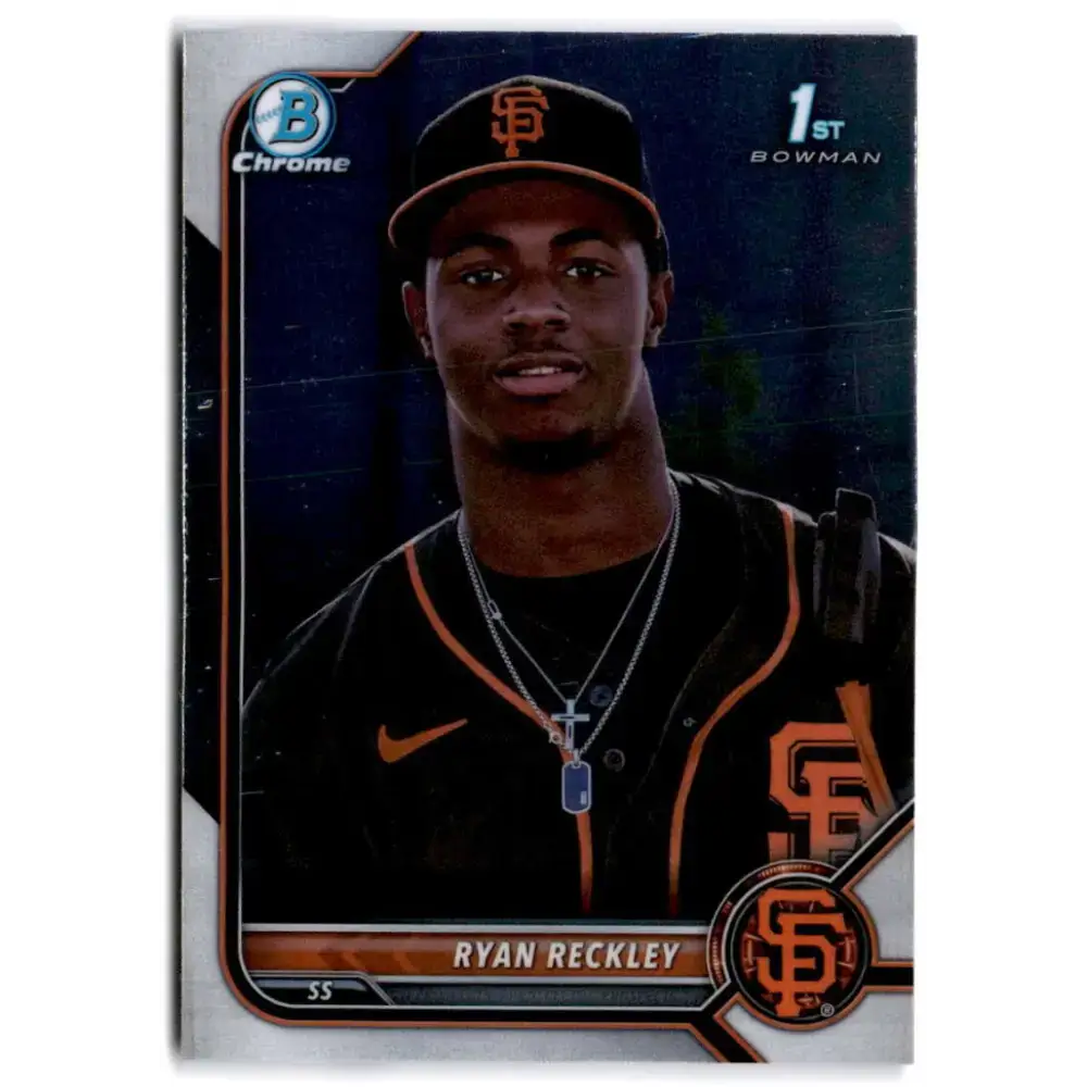 2022 Bowman Chrome Prospects #BCP-163 Ryan Reckley NM-MT San Francisco Giants Baseball Card - Baseball Card Single