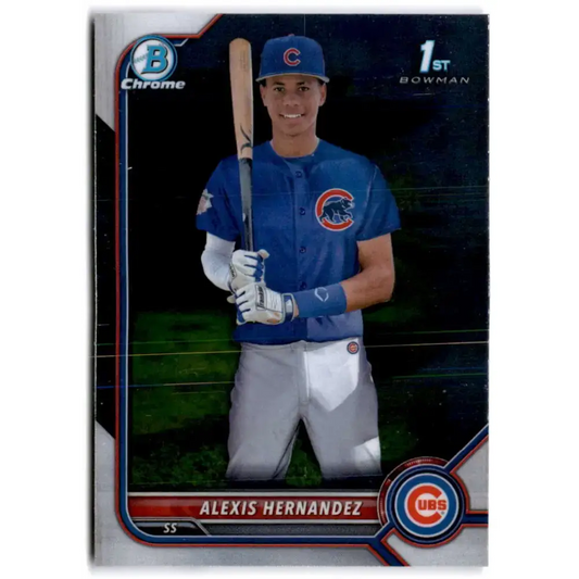 2022 Bowman Chrome Prospects #BCP-172 Alexis Hernandez NM-MT Chicago Cubs Baseball Card - Baseball Card Single