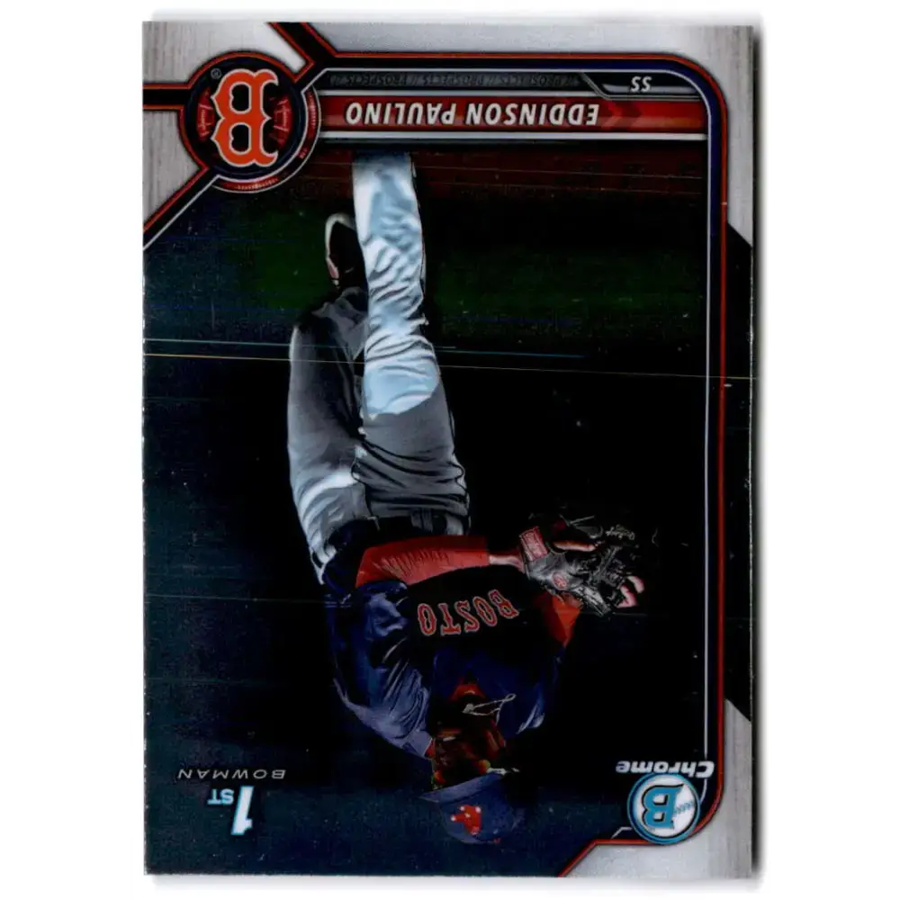 2022 Bowman Chrome Prospects #BCP-175 Eddinson Paulino NM-MT Boston Red Sox Baseball Card - Baseball Card Single