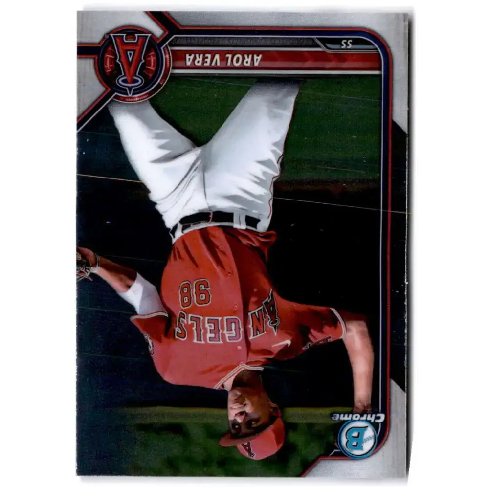 2022 Bowman Chrome Prospects #BCP-177 Arol Vera NM-MT Los Angeles Angels Baseball Card - Baseball Card Single