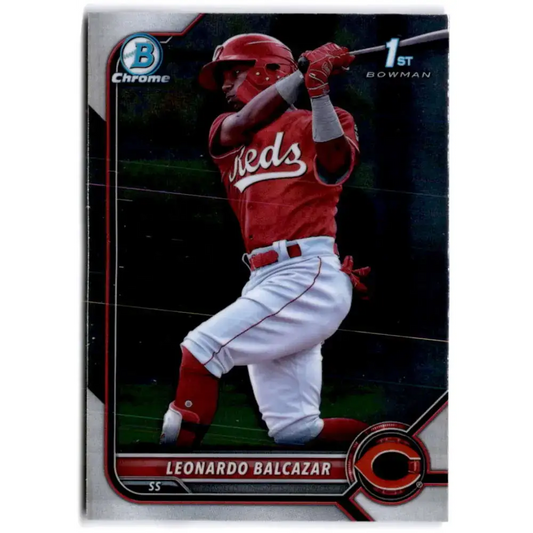 2022 Bowman Chrome Prospects #BCP-179 Leonardo Balcazar NM-MT Cincinnati Reds Baseball Card - Baseball Card Single