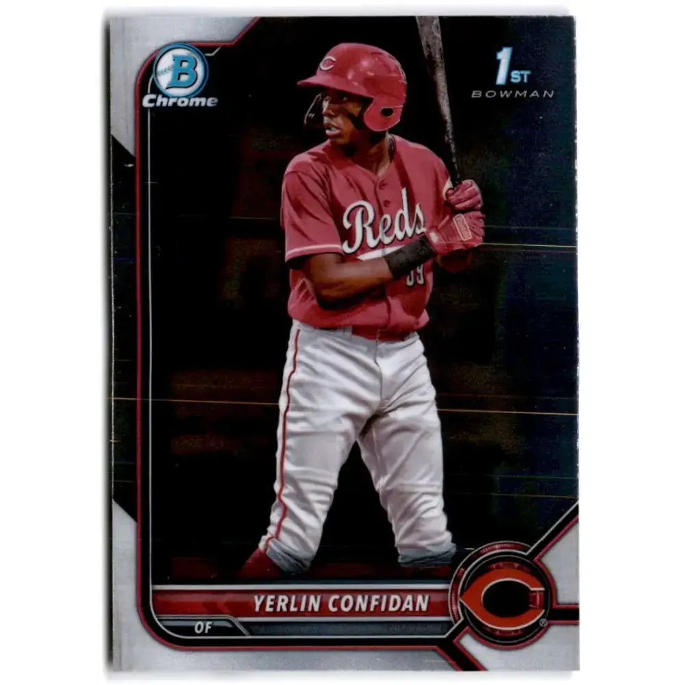 2022 Bowman Chrome Prospects #BCP-187 Yerlin Confidan NM-MT Cincinnati Reds Baseball Card - Baseball Card Single