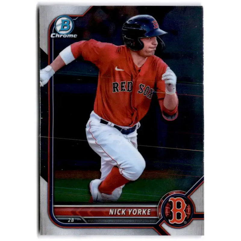 2022 Bowman Chrome Prospects #BCP-192 Nick Yorke NM-MT Boston Red Sox Baseball Card - Baseball Card Single