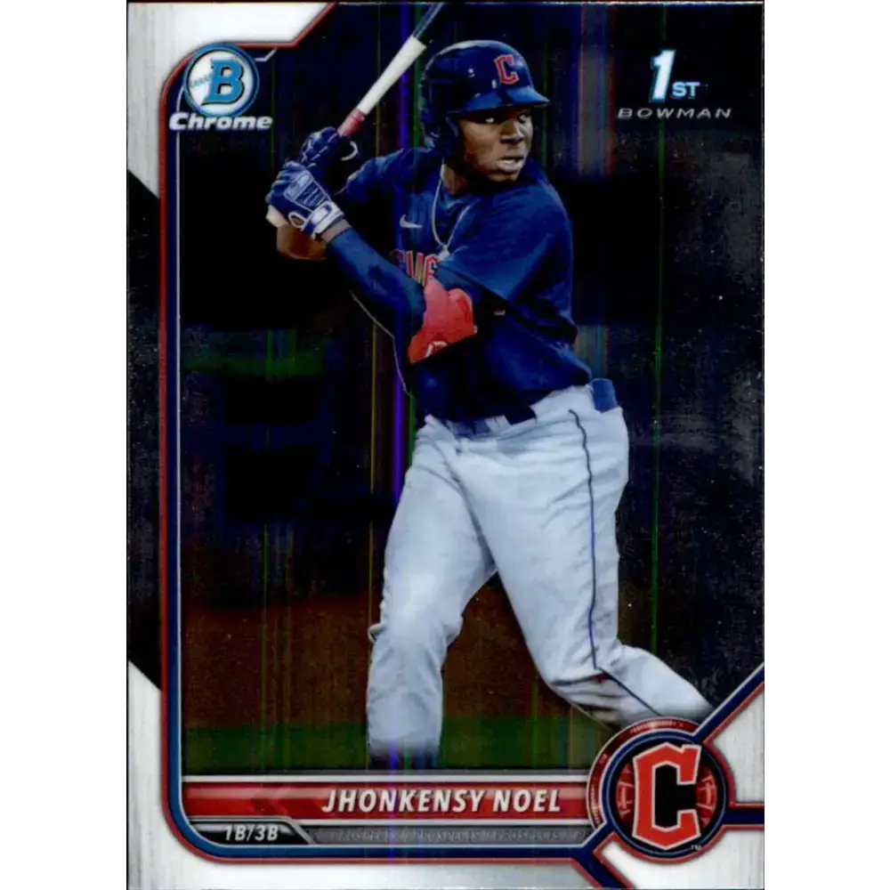 2022 Bowman Chrome Prospects #BCP-2 Jhonkensy Noel NM-MT Cleveland Guardians Baseball Card - Baseball Card Single
