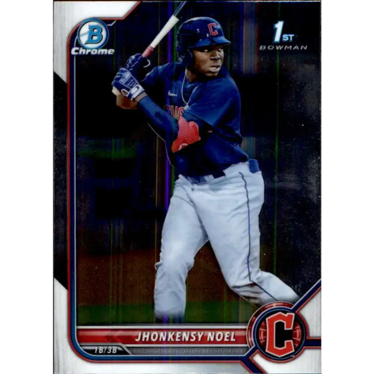 2022 Bowman Chrome Prospects #BCP-2 Jhonkensy Noel NM-MT Cleveland Guardians Baseball Card - Baseball Card Single