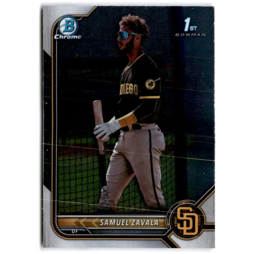2022 Bowman Chrome Prospects #BCP-203 Samuel Zavala NM-MT San Diego Padres Baseball Card - Baseball Card Single