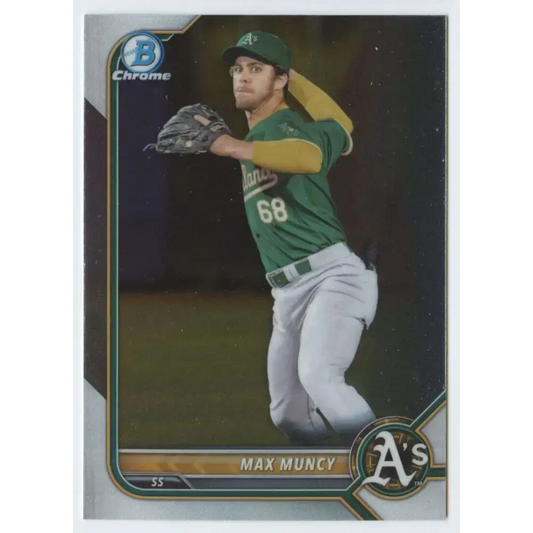 2022 Bowman Chrome Prospects #BCP-222 Max Muncy NM-MT Oakland Athletics Baseball Card - Baseball Card Single
