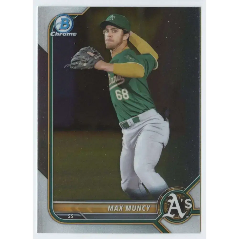 2022 Bowman Chrome Prospects #BCP-222 Max Muncy NM-MT Oakland Athletics Baseball Card - Baseball Card Single