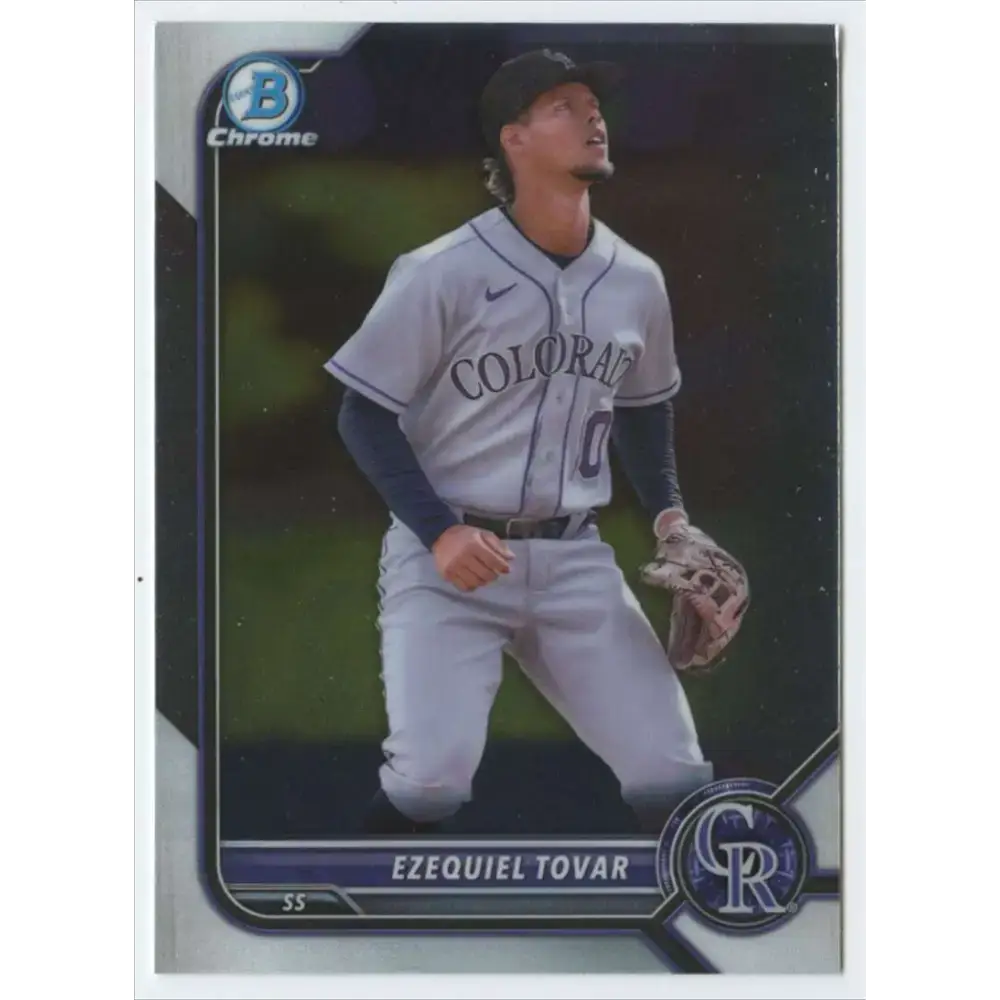 2022 Bowman Chrome Prospects #BCP-231 Ezequiel Tovar NM-MT Colorado Rockies Baseball Card - Baseball Card Single