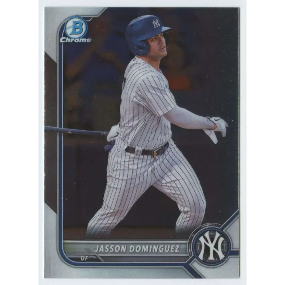 2022 Bowman Chrome Prospects #BCP-244 Jasson Dominguez NM-MT New York Yankees Baseball Card - Baseball Card Single