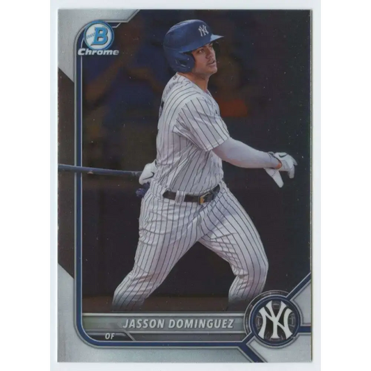 2022 Bowman Chrome Prospects #BCP-244 Jasson Dominguez NM-MT New York Yankees Baseball Card - Baseball Card Single