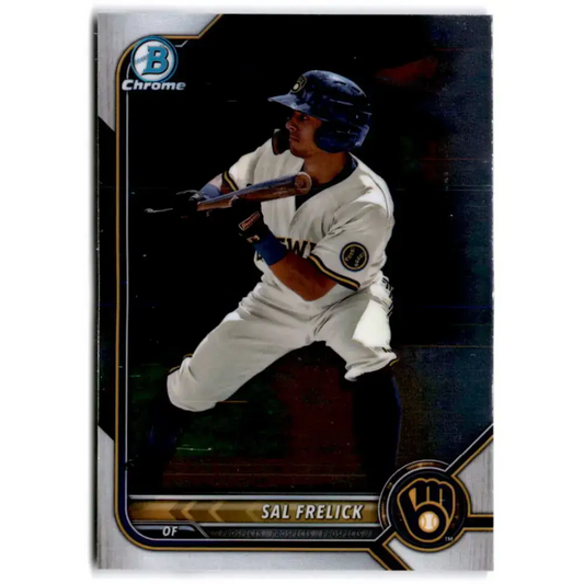 2022 Bowman Chrome Prospects #BCP-250 Sal Frelick NM-MT Milwaukee Brewers Baseball Card - Baseball Card Single